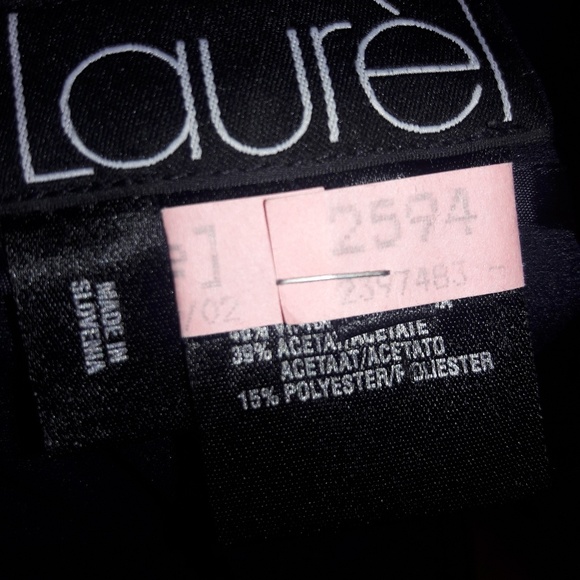 BLACK DRESSY PANTS LAUREL SIZE 40 - Picture 4 of 6